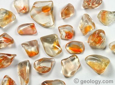 tumbled Oregon sunstone