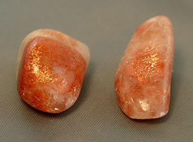 tumbled sunstone from India