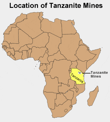 Tanzanite Map