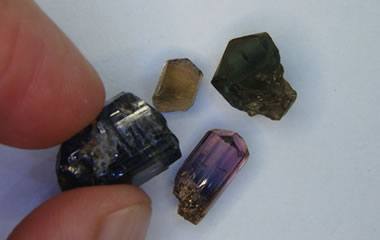 Red tanzanite on sale