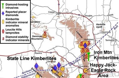 diamond map of the Colorado-Wyoming border area