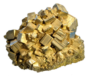 Pyrite with Striations