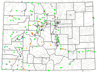 Colorado river levels map