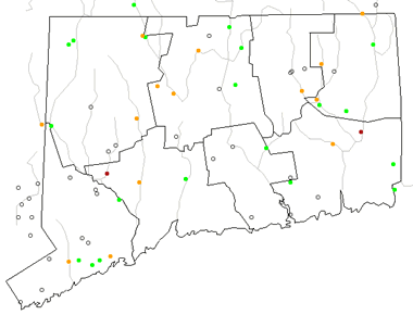 Connecticut river levels map