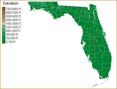 Map Of Florida Lakes Streams And Rivers