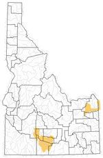 Idaho drought map