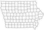 Iowa drought map