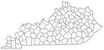 Kentucky drought map