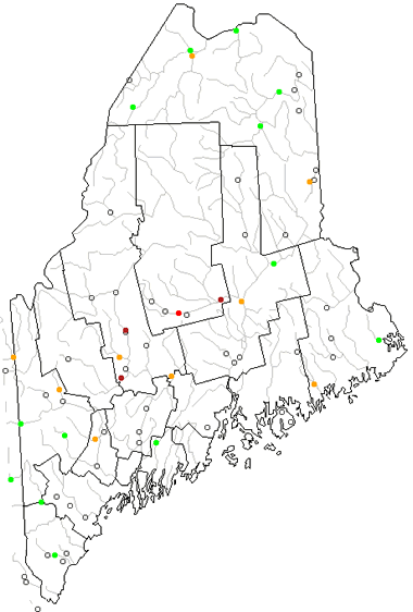 Maine river levels map