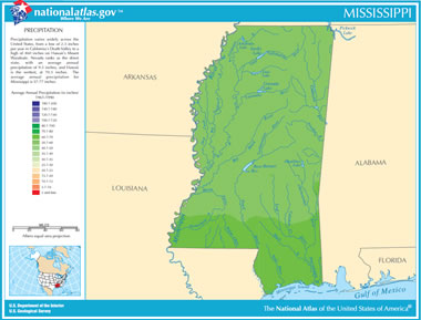 Wolf River Mississippi Map Map Of Mississippi Lakes, Streams And Rivers