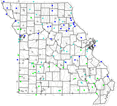 Missouri river levels map