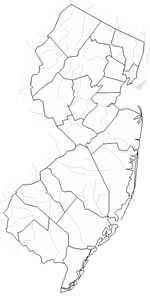 New Jersey drought map