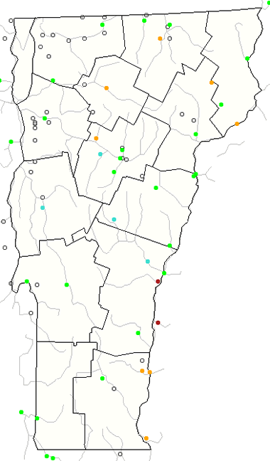 Vermont river levels map