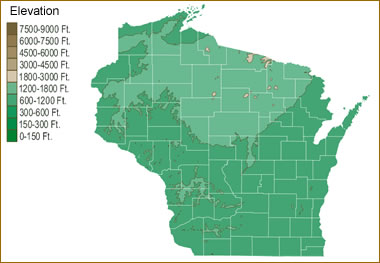 Wisconsin Navigable Waters Map Map Of Wisconsin Lakes, Streams And Rivers