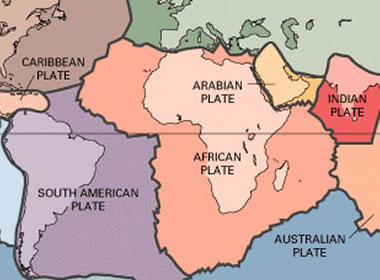 Plate Tectonics Map