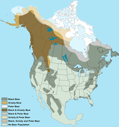 species distribution map