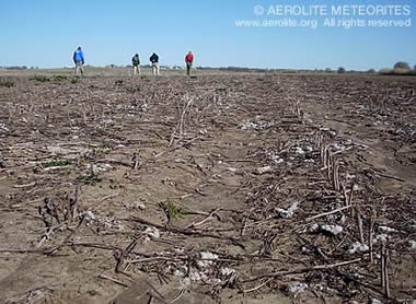 Finding West, Texas meteorites