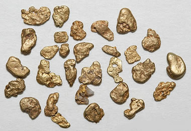 gold nuggets