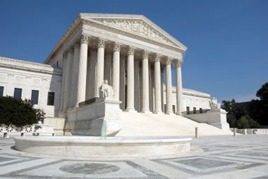 Calcite marble in the supreme court building