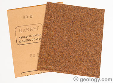 Garnet sandpaper