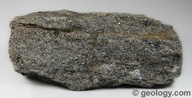 Graphite in schist