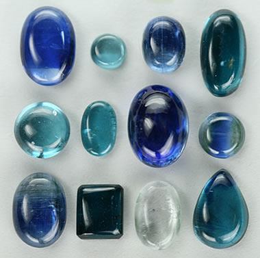 Kyanite cabochons