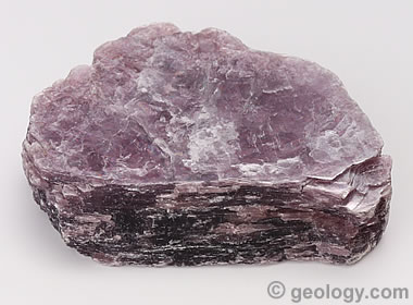 Lepidolite: A lithium-rich mica often pink purple