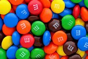 the letters painted on M&M's contain a titanium pigment