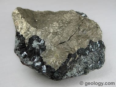 Pyrite with hematite