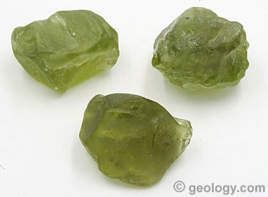 Olivine peridot rough