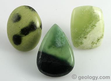 serpentine cabochons