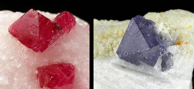 Spinel: Red and blue gems confused with ruby and sapphire