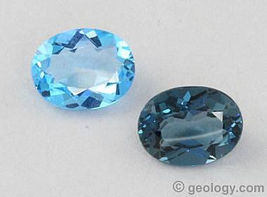 Blue topaz deals color