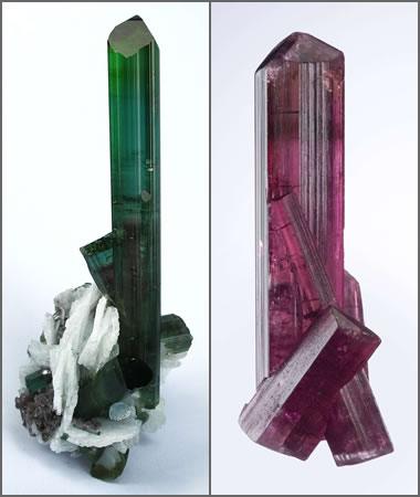 tourmaline crystals