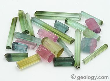 Tourmaline crystals