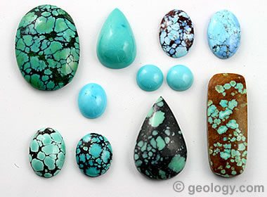 turquoise cabochon collection