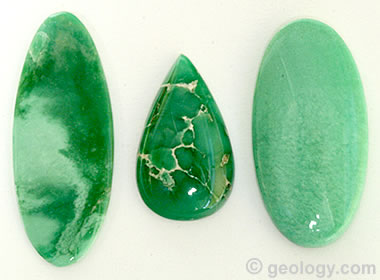 Variscite cabochons