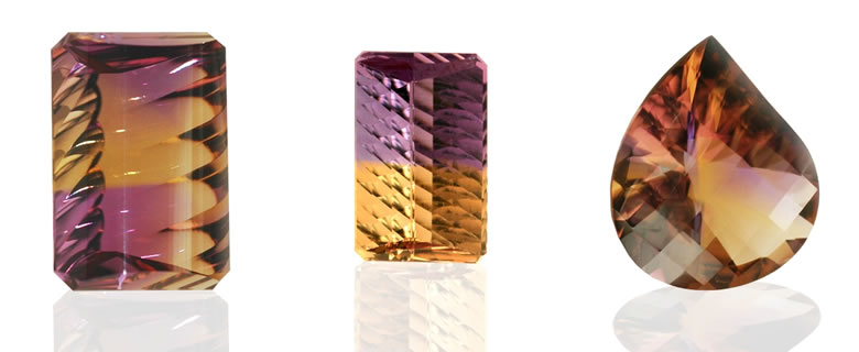 Ametrine A Bicolor Gemstone Of Amethyst And Citrine