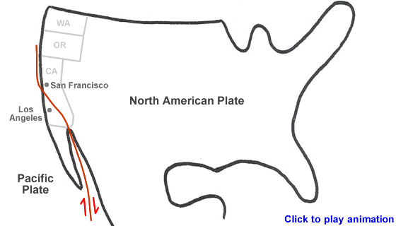 transform plate boundaries diagram