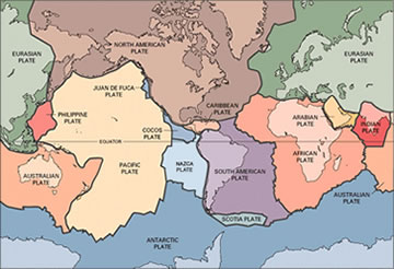 plate boundaries diagram