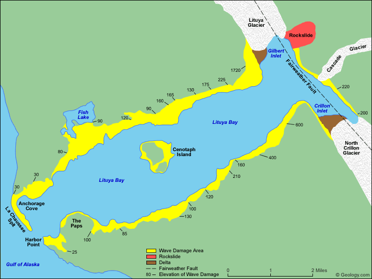 Lituya Bay Map