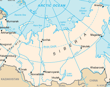 Lake Baikal map