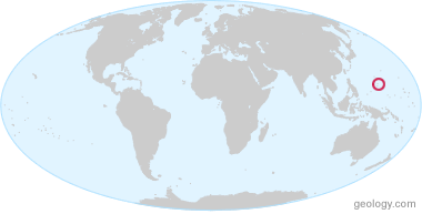 Mariana Trench location map