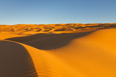 sand dunes in the Sahara Desert of Libya