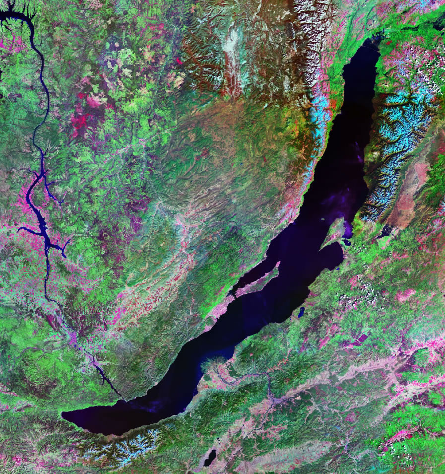 Paleontologia Geral 2021   Satellite Image Of Lake Baikal 