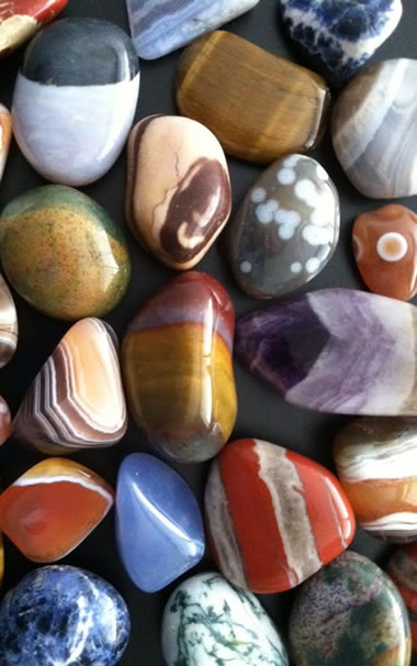 polished stones