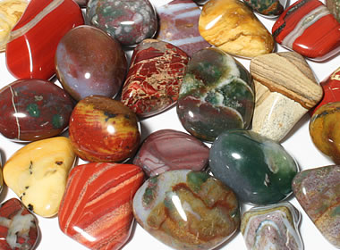 8 Stunning Sunstone Polished Crystal Mineral Tumblestones 