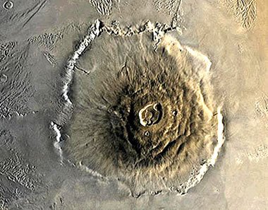 Olympus Mons volcano