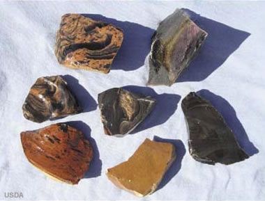 Obsidian from Glass Butte