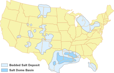 map of salt deposits in the United States